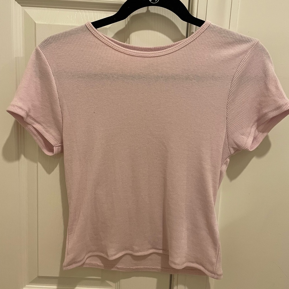 BDG Light Pink Short Sleeve Tee